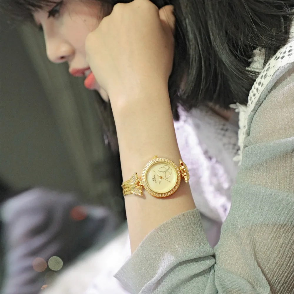 Fashion Gold Steel reloj mujer Casual Quartz Watch Clock women Wrist watches montres femme Brand Women relogio feminino | Наручные часы