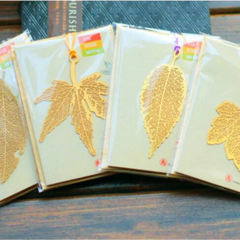 Студенческие Симпатичные металлические золотые книжные маркеры Винтаж тутового