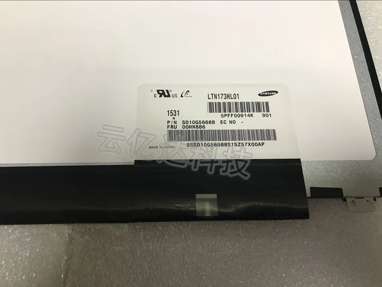 N173HCE-E31 Ltn173hl01-401 Lp173wf4 Spf1 B173HAN01.0 B173HAN01 Schermo Lcd Del Computer Portatile Da 17.3 Pollici image 2