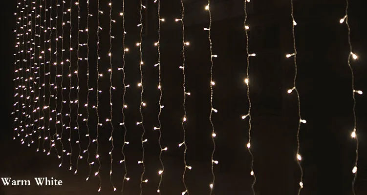3 м x 3 м 300LED сетчатый Сказочный веб-светильник, мерцающий светильник, Рождественская, Рождественская, свадебная гирлянда, вечерние, для украшения дерева, 3 цвета на выбор