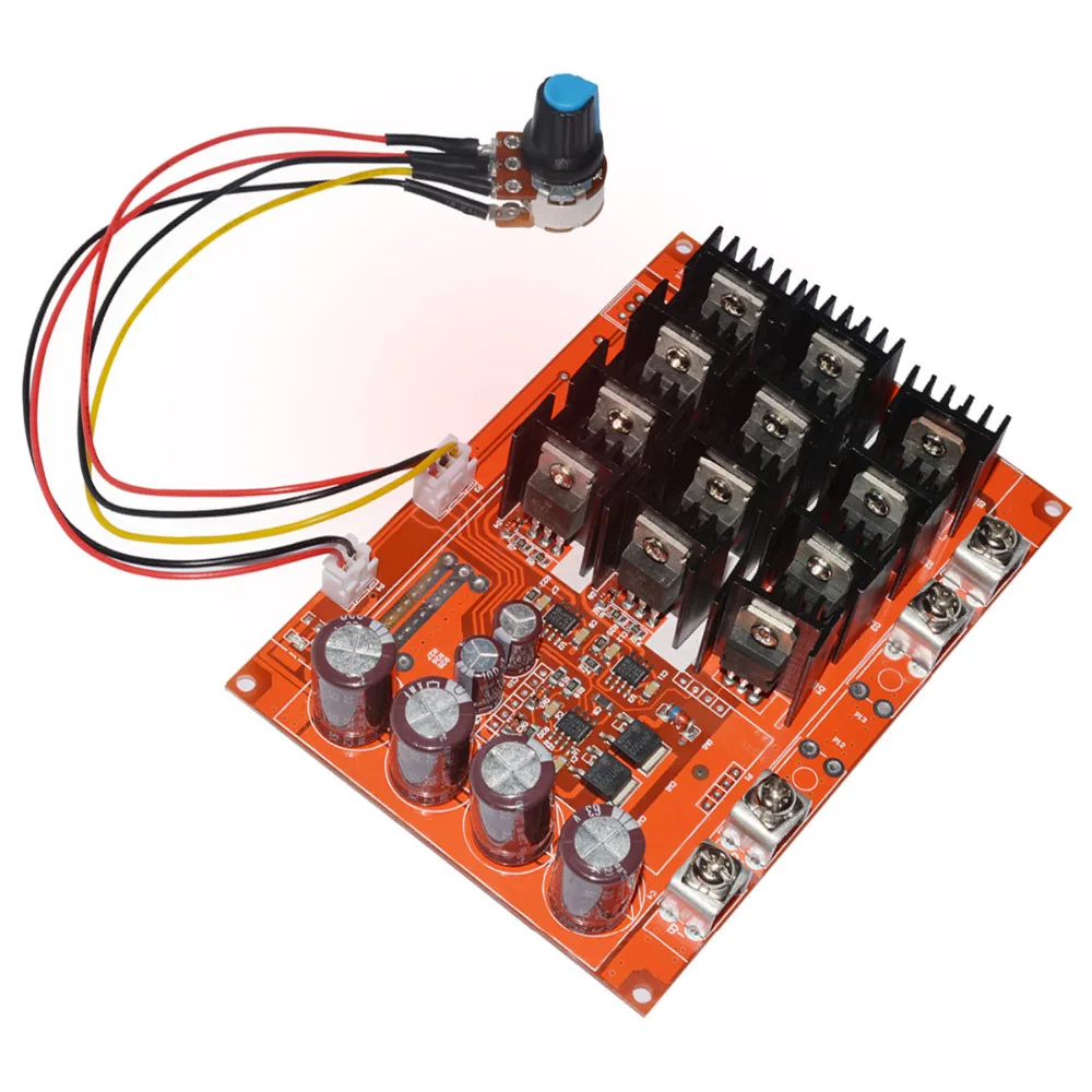 Мотор управления скоростью Макс DC 60A 10-50V ШИМ HHO RC ler 3000W 12V 24V 48V | Компьютеры и офис