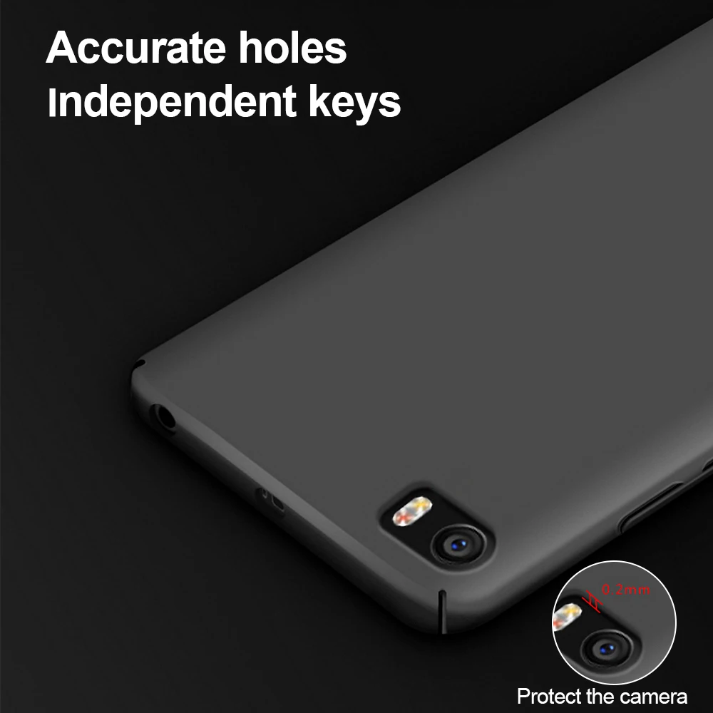Чехол для телефона GUSGU матовый ультратонкий чехол Xiaomi Mi 5/5s plus с кольцом и