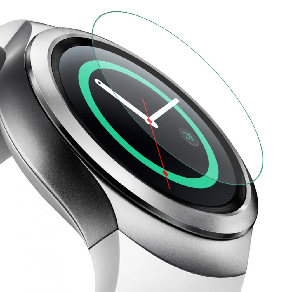 2 шт Универсальные круглые 27 29 31 32 33 34 мм 36 мм 38 мм 40 мм 42 мм для samsung S2 S3 gear Watch закаленное стекло Защита экрана