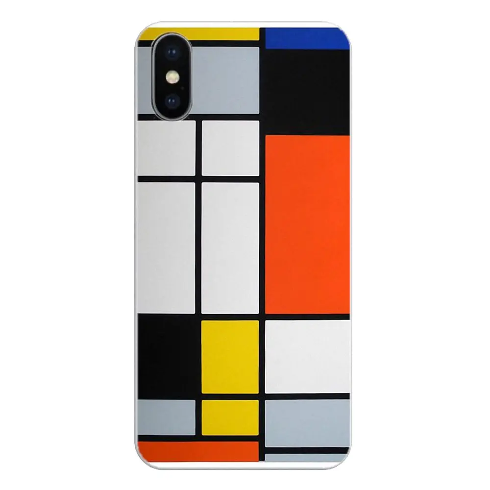 Прозрачные мягкие чехлы bauhaus style абстрактный арт piet mondrian для Nokia 2 3 5 6 8 9 230 3310 1 7 Plus |