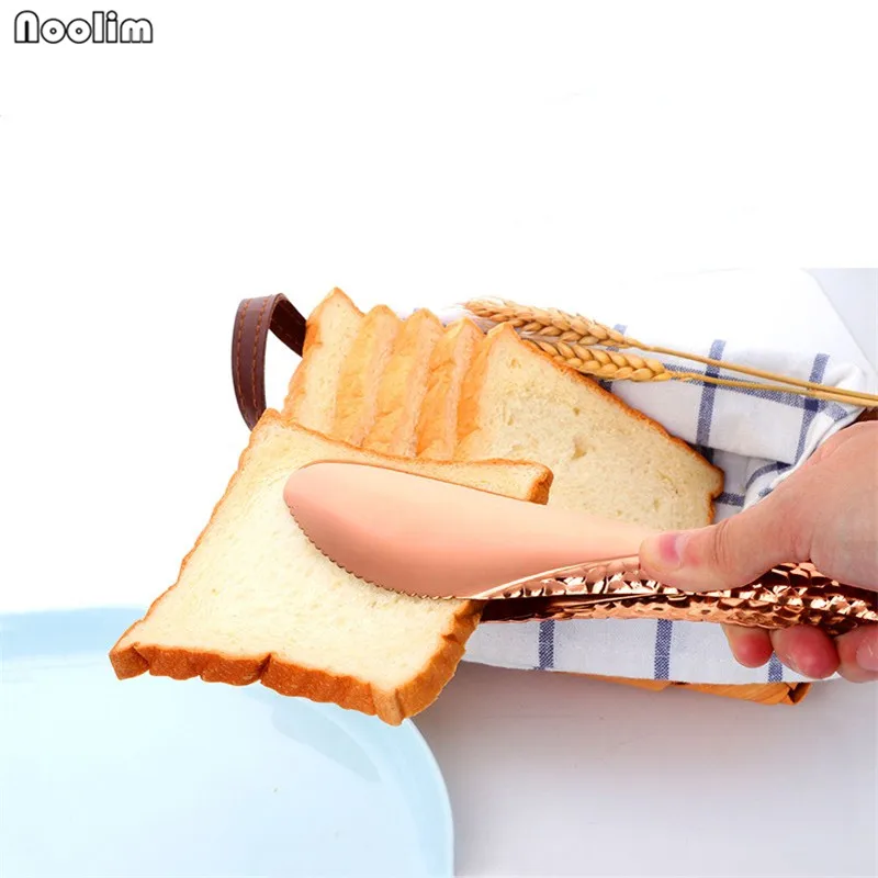 NOOLIM Кухня щипцы, выступающей Еда серпантин хлеб клип Красочные розовое золото Нержавеющая сталь щипцы Барбекю Стейк клипы Кухня инструмент