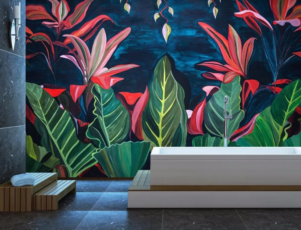 Европейские винтажные виниловые обои с фотопринтом 3D фрески для стен Ретро