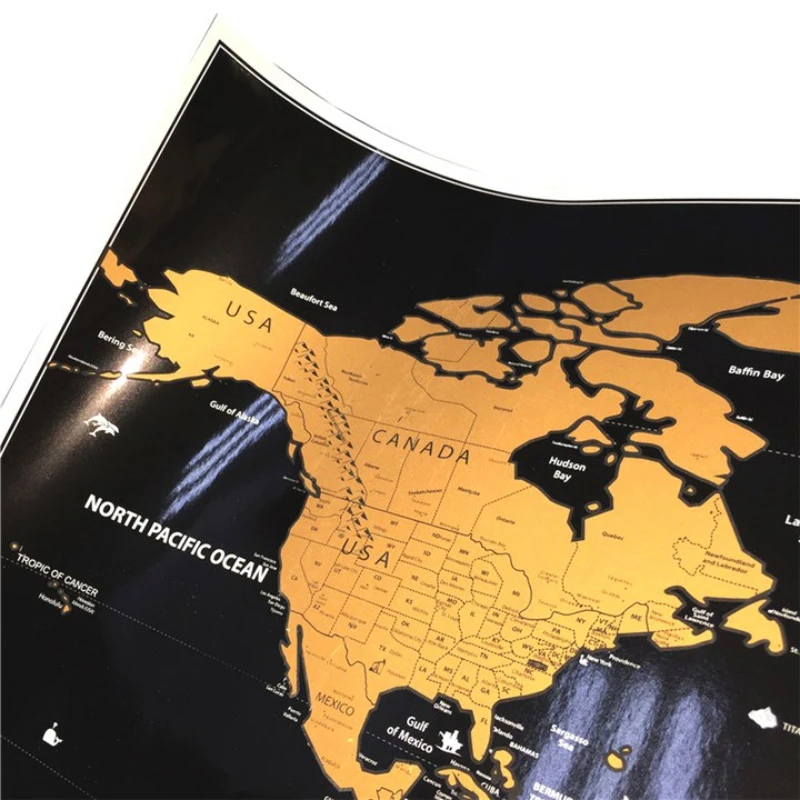 Делюкс стирание черный мир карта скретч от карты мира персонализированные