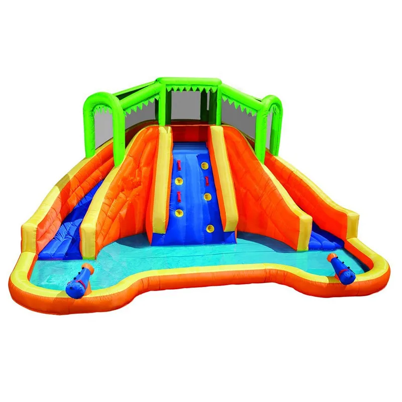 

Size8*6*6m inflatable bouncer water slide with pool combo With Water Pool Game