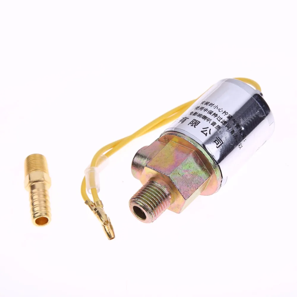 VODOOL 1/4 дюймов 12V металлический автомобиль поезд клаксон грузовика Электрический электромагнитный клапан пневматический бесчелночный рога пневматическая системы электромагнитный клапан