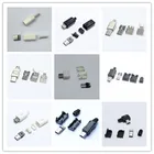 EClyxun 10 комплектов разъемов Micro USB  Mini USB USB 2,0 штекер DIY белый черный штекеры кабель для зарядки и передачи данных клеммы