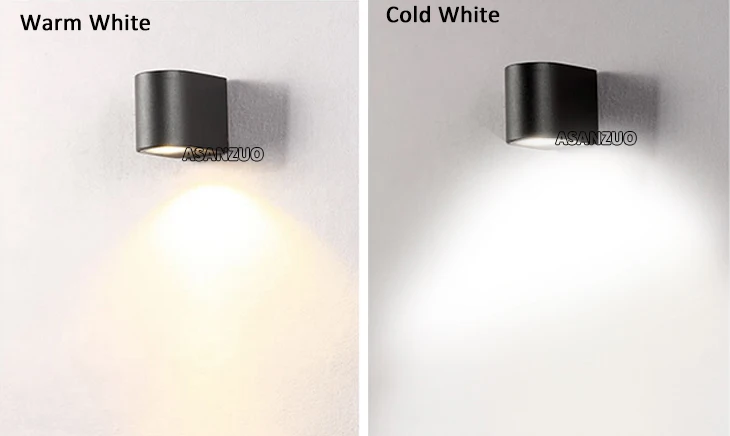 Small Light 3W LED Wall Lamp Sconce Waterproof Porch Light Modern LED Wall Light Balcony Fence Villas Community Walls lighting