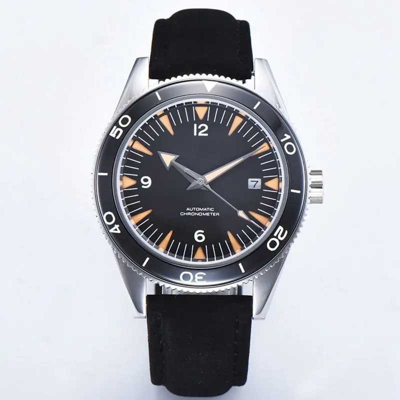 black dial Мужские s часы corgeut водонепроницаемые спортивные мужские часы лучший бренд Эксклюзивные Мужские Часы повседневные военные механические часы Relogio Masculino - Цвет: black dial
