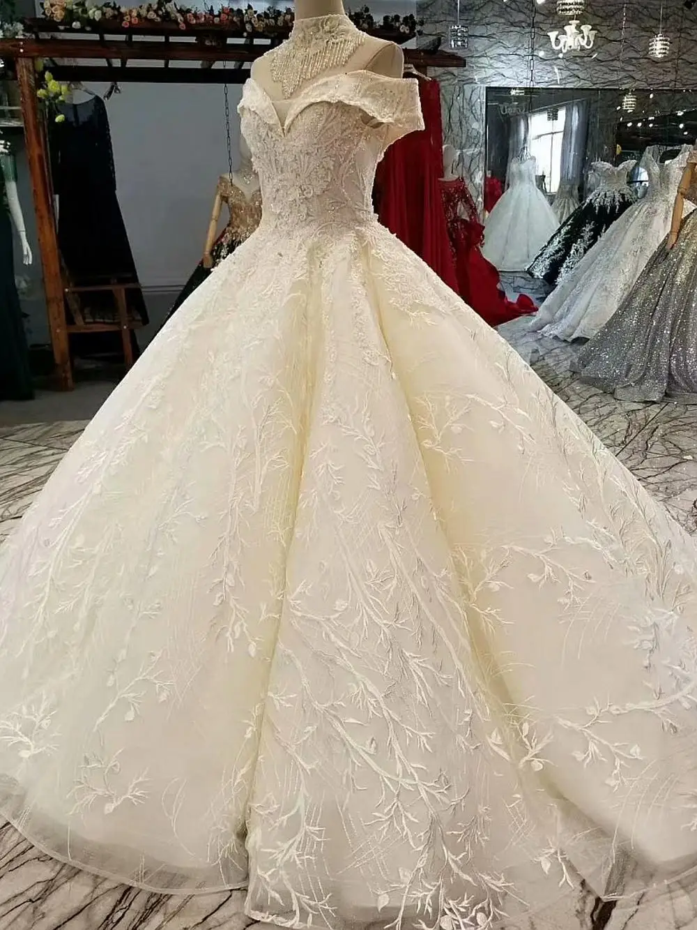 632498 Wedding Dresses Appliques Diamond Fashion Bridal Gowns 2020 Traditional Style Brand Design Moroccan Dress | Свадьбы и