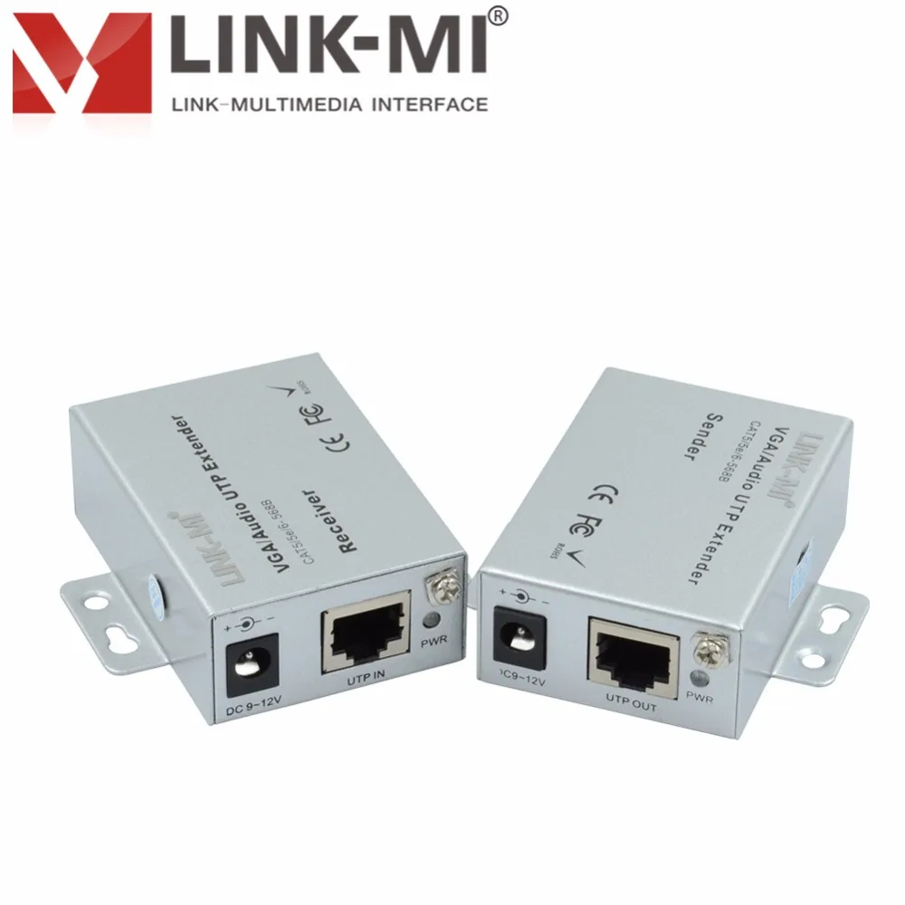2018 101TRSC Mini 100 m VGA Segnale di Rete Extender Mittente RJ45 CAT5e/6 M UTP Trasmettitore Ricevitore аудио 3 5 мм