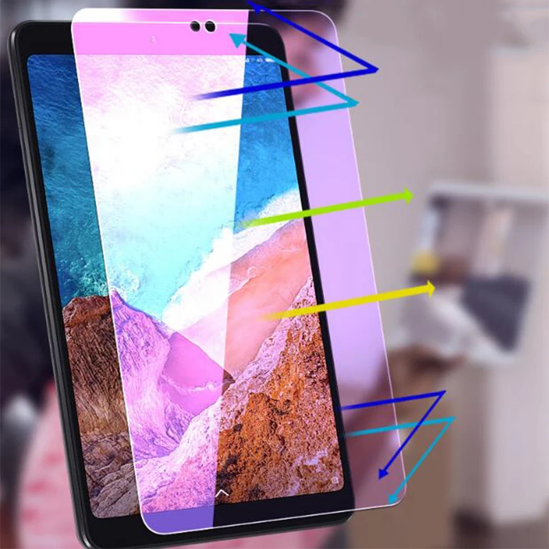Оригинальное закаленное стекло 2.5D для Xiaomi Mi Pad 4 защита экрана от синего цвета Plus