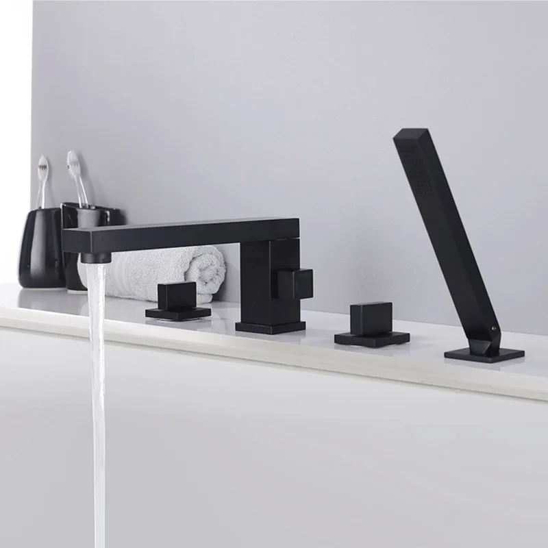 Ванная комната смесители набор лейкхаут монтажа ванна смеситель горячая и холодная тычков.