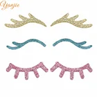 Украшение для дня рождения женское, ободок из нетканого войлока с изображением лошади, пирожных, ресниц для сна, 20 шт.Лот, 2020