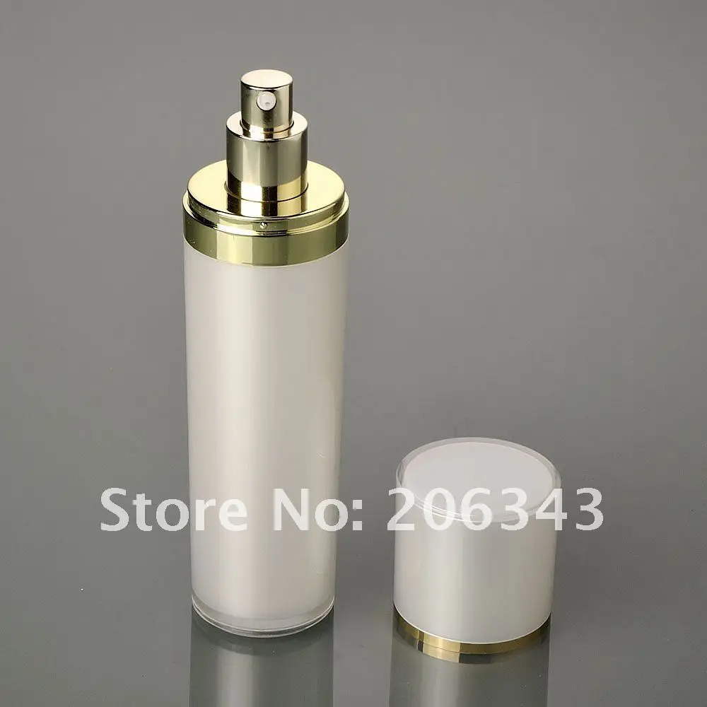 30 мл грушево белая акриловая конусная прессованная бутылка для лосьона