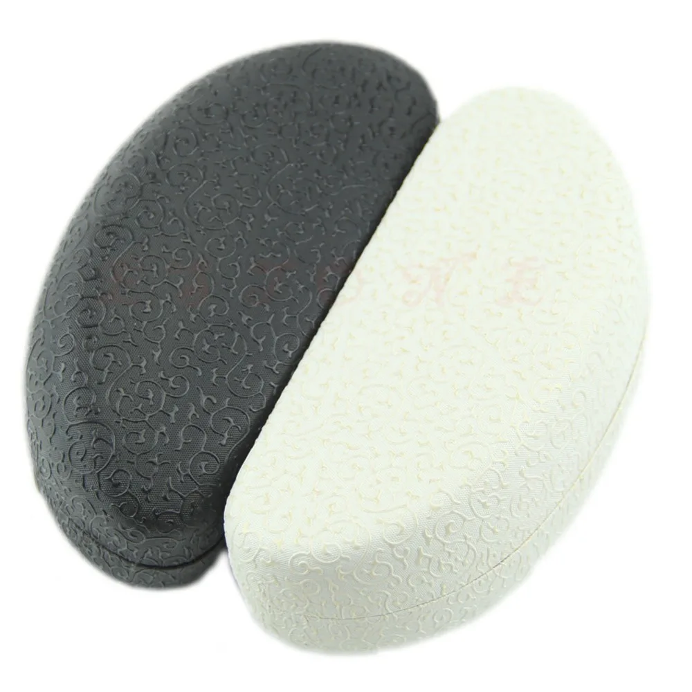 Черно-белая овальная форма Противоударная печать цветочные солнцезащитные очки