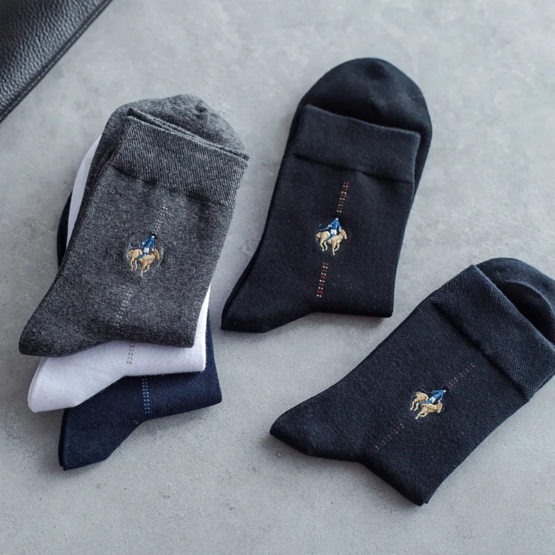 Новинка 2020 осенне зимние мужские хлопковые носки подлинный мужской деловой