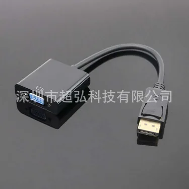 50 шт. порт дисплея Thunderbolt DP в VGA Женский конвертер кабель адаптер для ПК