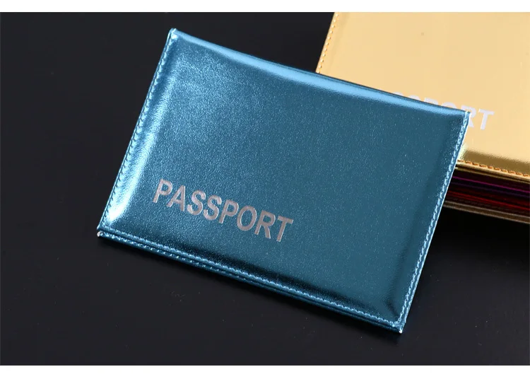 Элегантный чехол для паспорта Smoot золотой девушек и женщин usia pasaporte funda|colorful passport