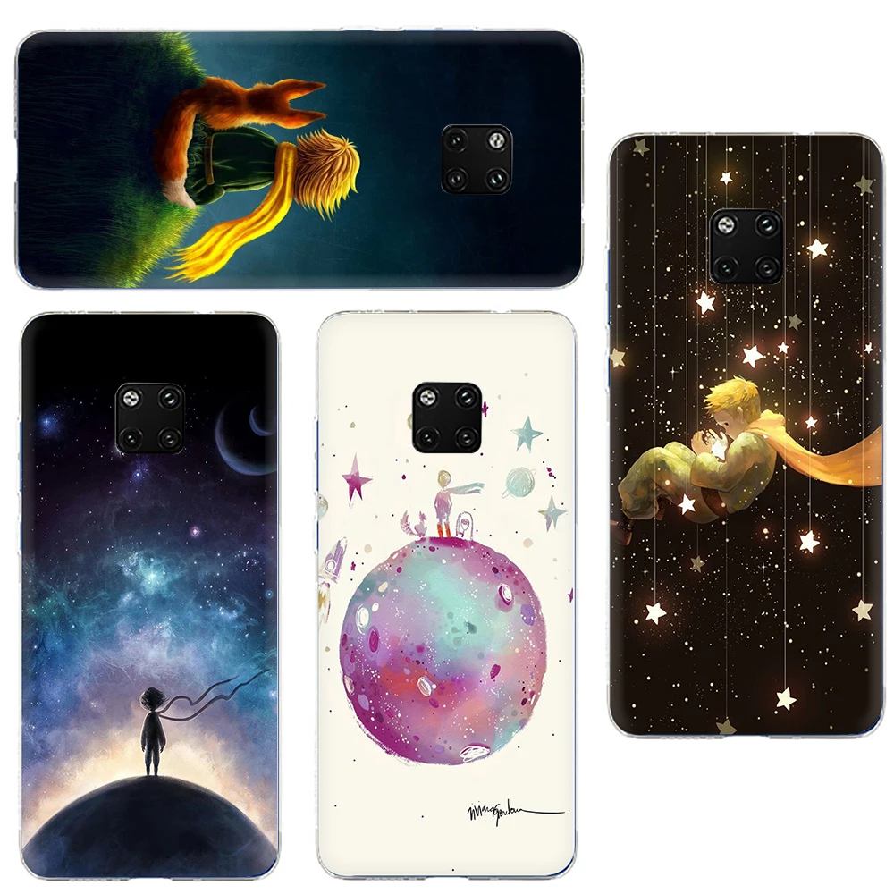 Твердый чехол для телефона с милым маленьким принцем лисой для huawei Y5 6 7 mate 10 20 30 Pro Lite Nova 2i 3i 5i