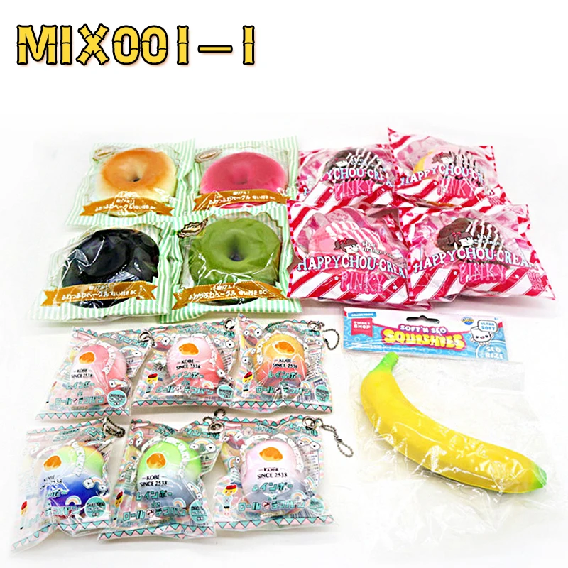 MIX001-1, чтобы MIX001-10, смешанный костюм, мягкий хлеб, подвеска, отделка, медленное восстановление с ароматом, декомпрессионные игрушки