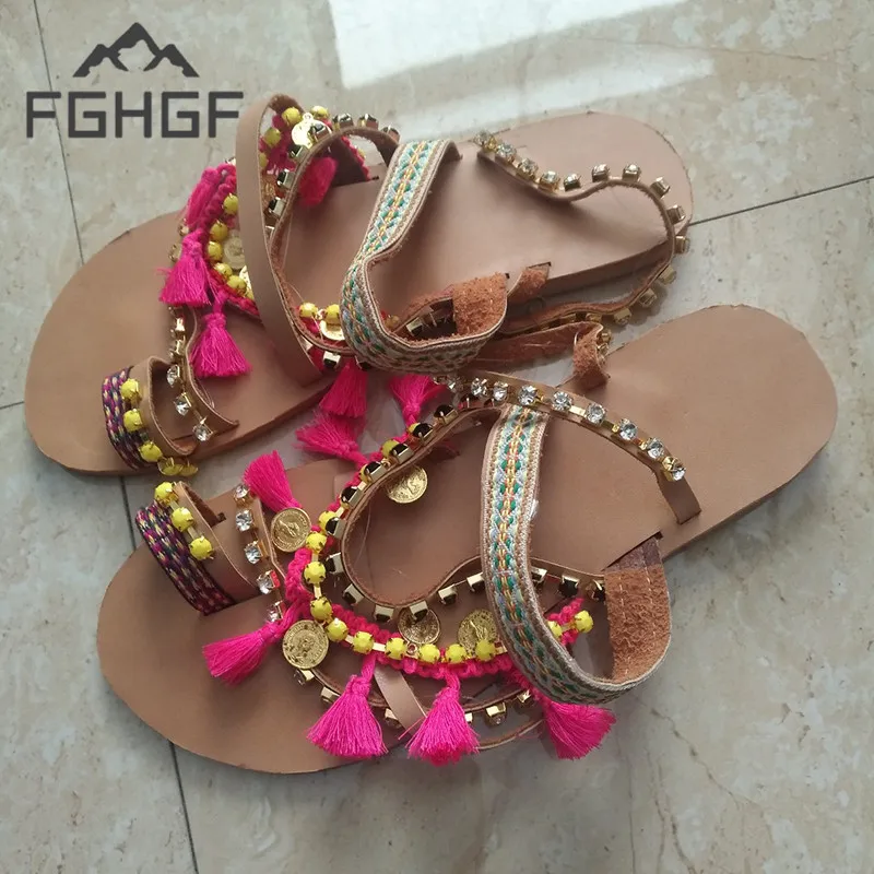 Летние босоножки Женская Повседневная Удобная Обувь смешанных цветов с открытым