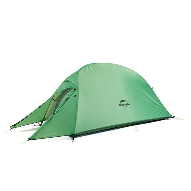 1 man 210T green Naturehike обновленная облачная 2 серия 1 человек 2 человек 3-4 человек Сверхлегкая палатка для кемпинга уличная зимняя походная Экипировка - Цвет: 1 man 210T green