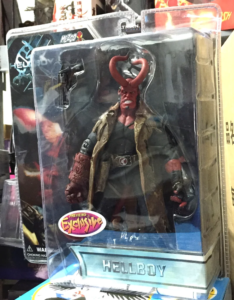 Горячая Распродажа серия комиксов Hellboy Ultimate Horns Полная коллекция углов 20 см