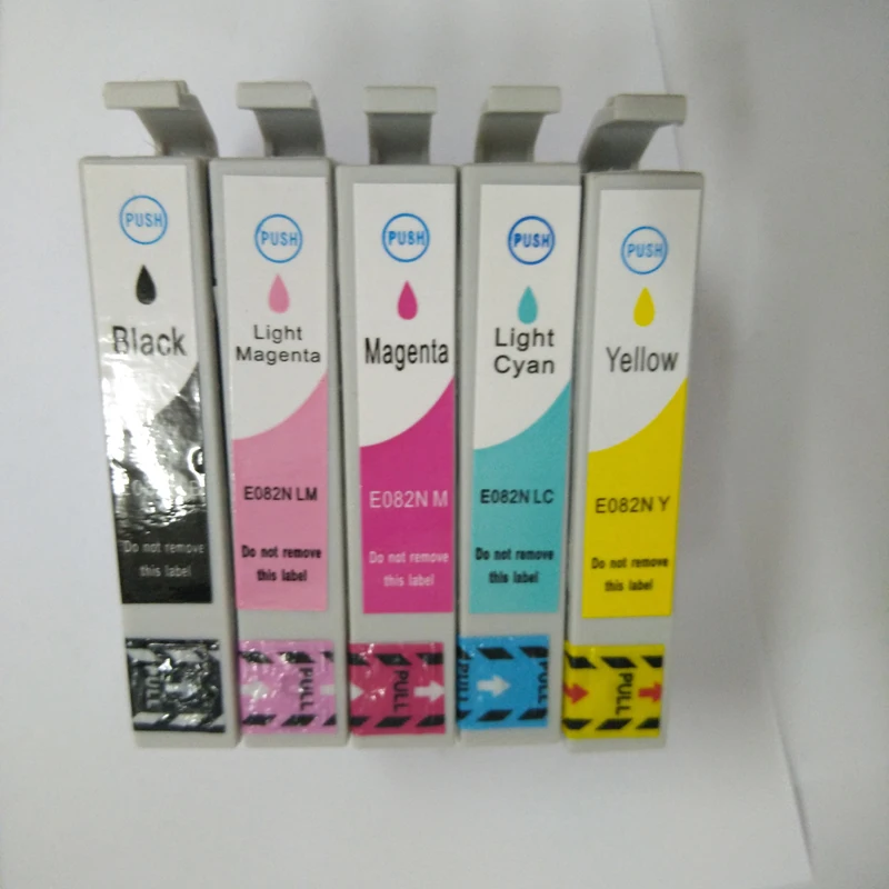 Картридж Einkshop1Set T0821N 82N для Epson R270 R290 R295 R390 RX590 RX610 RX615 T50 T59 TX650 TX800 TX710W/TX650 T1281|ink cartridge for