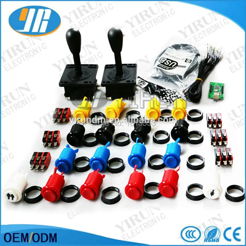 Аркадные пряди для самостоятельной сборки набор американского джойстика HAPP