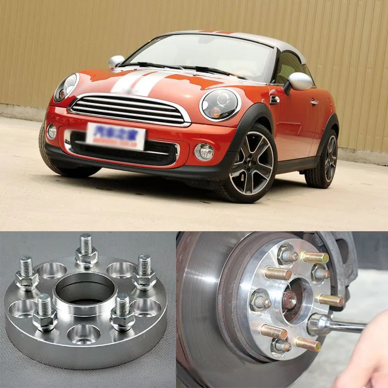 

Teeze 4pcs New Billet 4 Lug 12*1.5 Studs Wheel Spacers Adapters For BMW MINI Coupe 2012-2015/Roadster 2012-2015