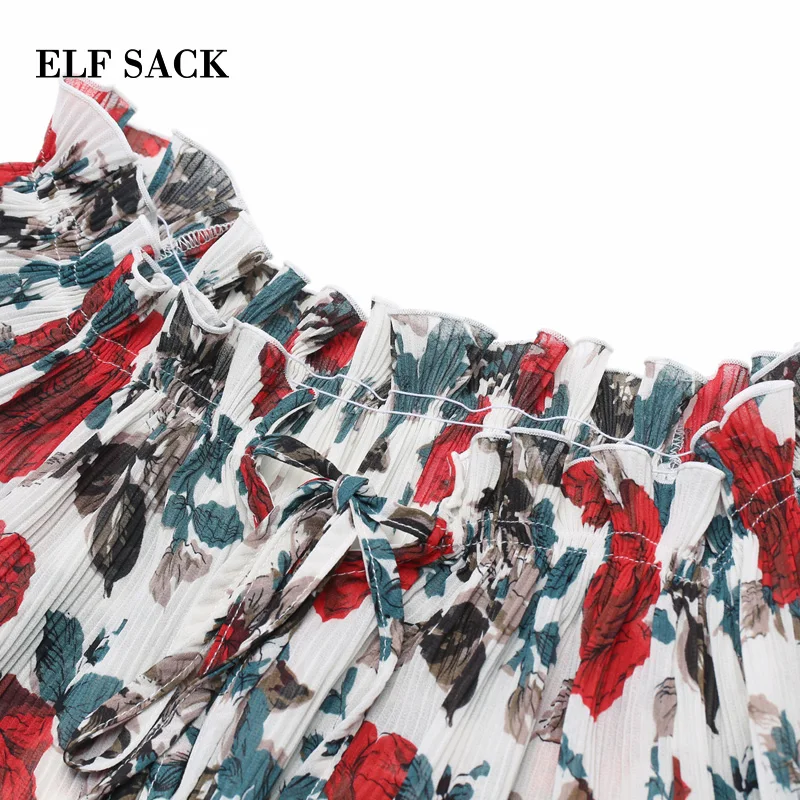 Женская блузка ELFSACK повседневная с длинным рукавом и О-вырезом из шифона | одежда