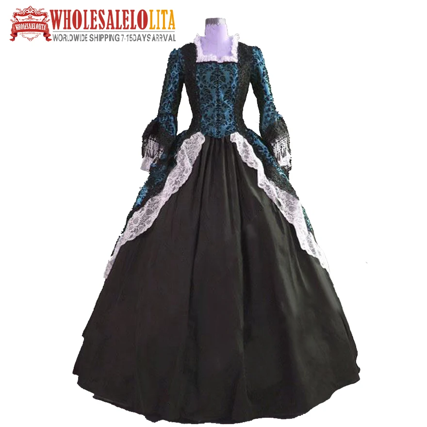 1860S викторианская готика Лолита платье/Civil War Southern Belle Бальные платья в стиле