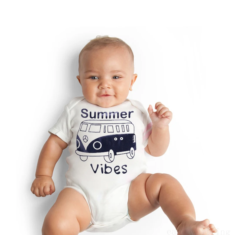 Детский хлопковый комбинезон DERMSPE повседневный для новорожденных с коротким