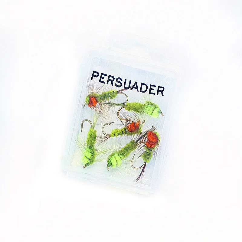 Consuader 2019New 6 штук кор. 10 # Монтана демпель Стрекоза для рыбалки nymph мухи 2 цвета