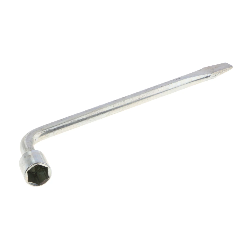 

19mm Stainless Steel Car Wheel Lug Nut Wrench Hex Key Socket Spanner Car Truck Tire Repair Tool