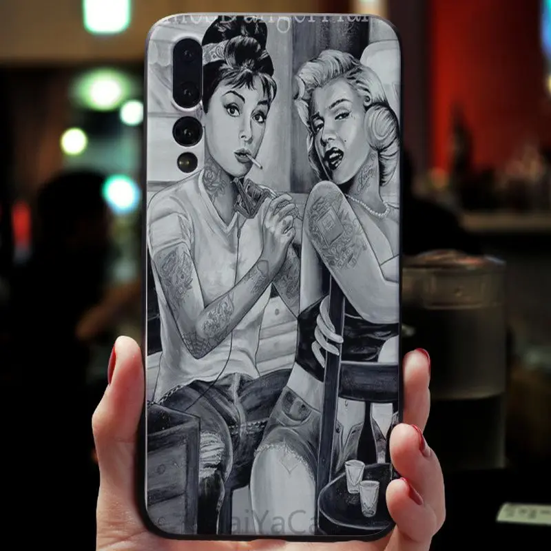 Babaite для coque honor 8X Мэрилин Монро ТПУ Мягкий силиконовый чехол телефона Huawei P9 P10 P20