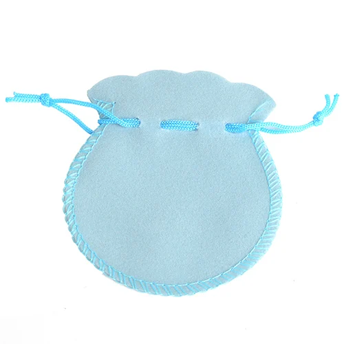 Blue 100 шт./лот модные 7*8 см 9*12 см бархат сумка мешок со шнурком в форме тыквы сумочки для ювелирных украшений для свадьбы праздничный подарок на Рождество мешок - Цвет: Blue