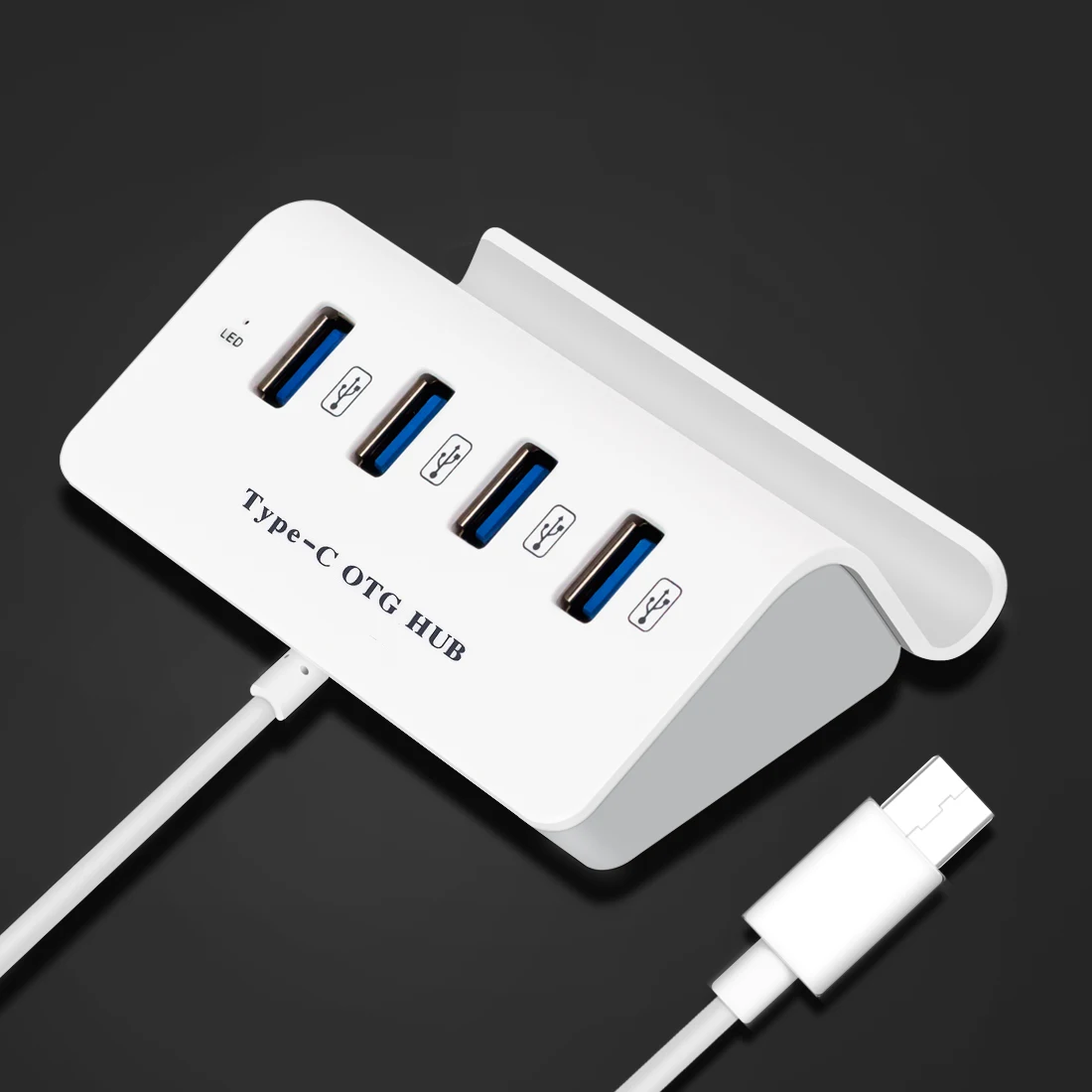 Usb концентратор с 4 портами типа Суперскоростной разветвитель для Macbook USB C адаптер