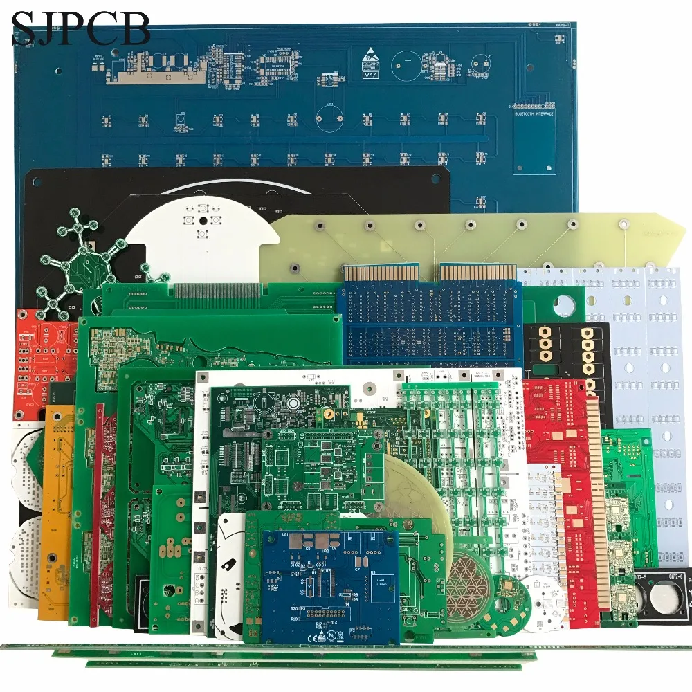 SJPCB производитель 2 слоя PCB образец пользовательский прототип печатная плата малое количество быстрый сервис нужно отправить файлы