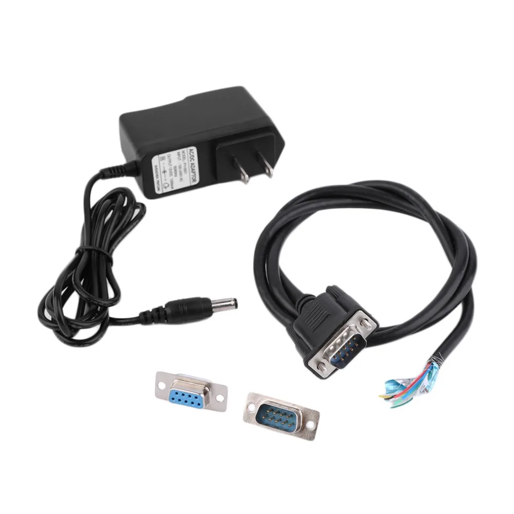 XVGA коробка CGA EGA RGB RGBS RGBHV в VGA промышленный монитор видео конвертер с USPlug адаптер