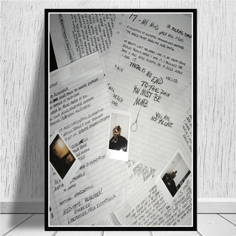 R.I.P XXXTentacion Рэппер музыкальный певец звезда Плакат и принты настенная живопись