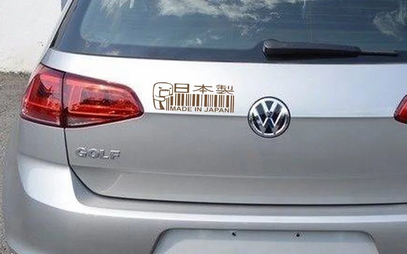 HotMeiNi наклейка для автомобилей Jdm украшение сделано в Японии штрих-код турбо окно