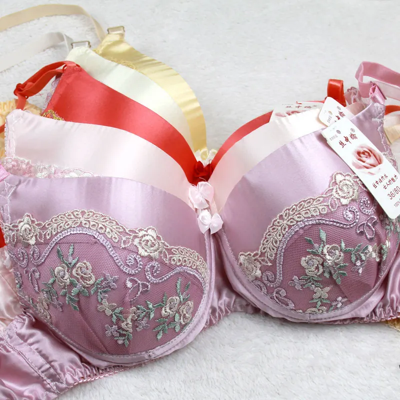 100% Silk bra Lace Breathing Health Care Underwear | Женская одежда