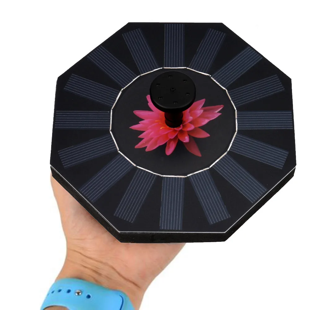 Плавающие солнечные панели фонтан для сада солнечный насос пруд погружной полив