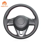 MEWANT черный чехол на руль из искусственной кожи для Mazda 3 Axela Mazda 6 Atenza 2 CX-3 CX-5 Scion iA Toyota Yaris