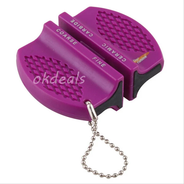 1 шт. карманная точилка для кухонных ножей из вольфрамовой стали|kitchen knife sharpener|knife